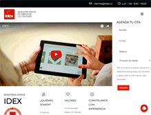 Tablet Screenshot of idex.cc